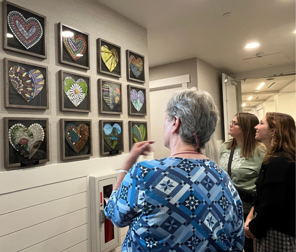 Adopt a Room plaques.