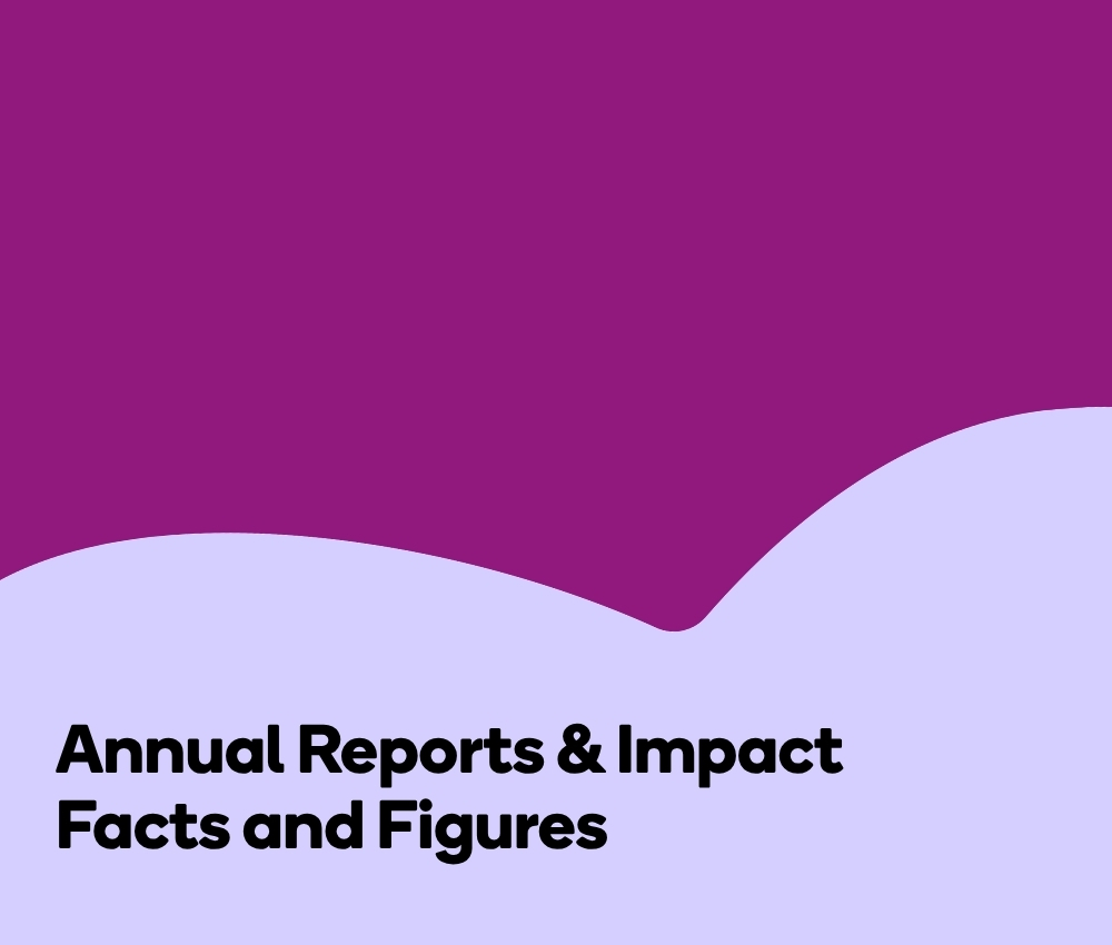 Annual reports and impact facts and figures.