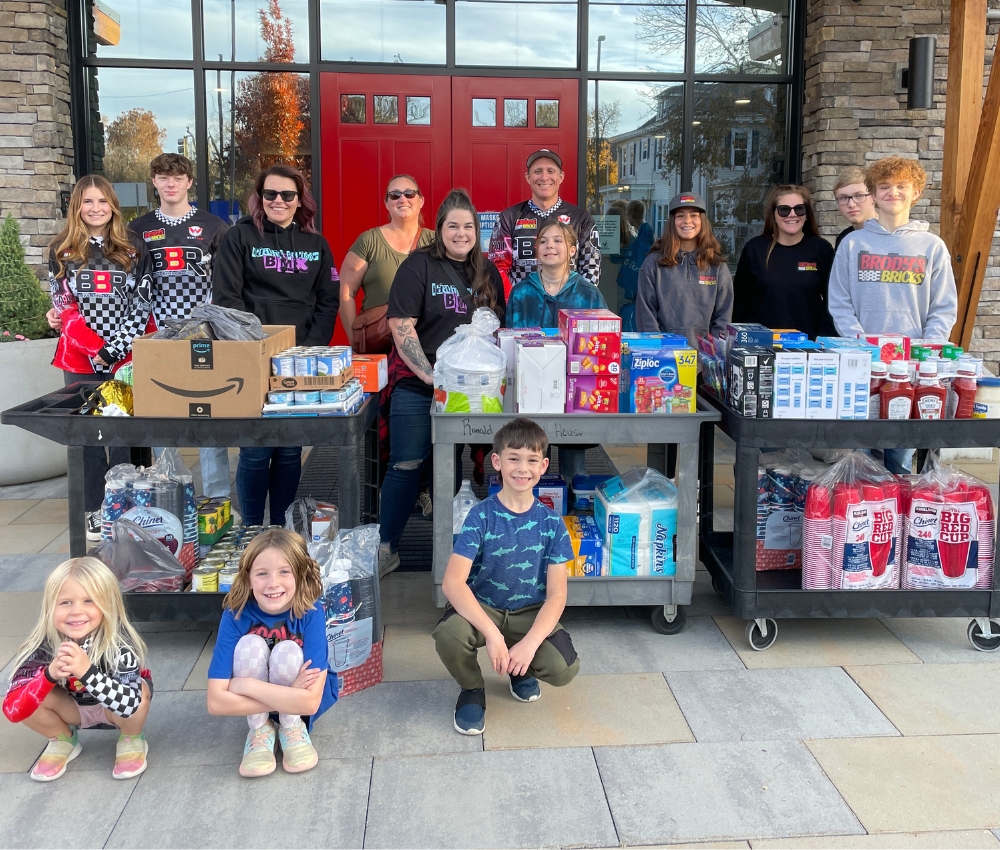 Huge wish list donation at the House.